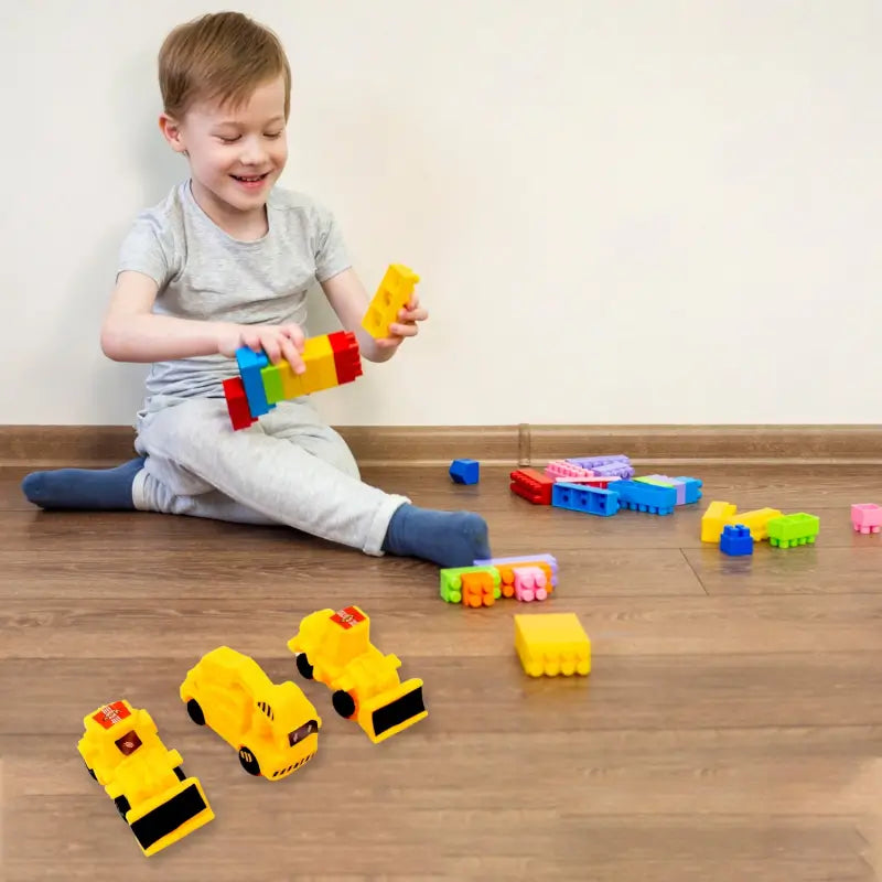 Construction Vehicle Toy Set – 6 Pcs