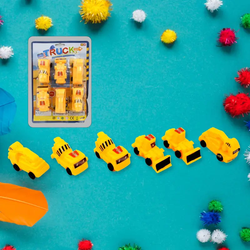 Construction Vehicle Toy Set – 6 Pcs