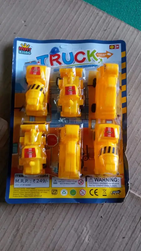 Construction Vehicle Toy Set – 6 Pcs