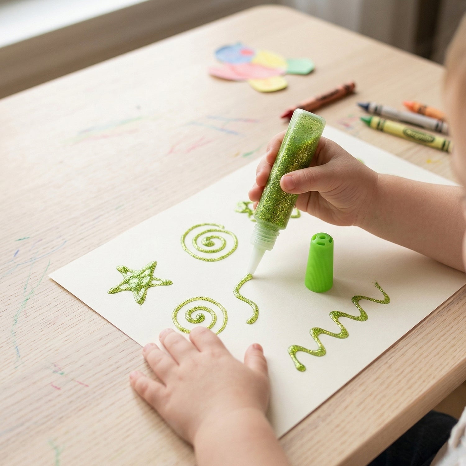 kids craft glitter pens