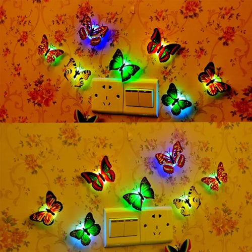 Butterfly 3D Night Lamp – Multicolor Illusion LED Lamp for Bedroom, Drawing Room & Kids