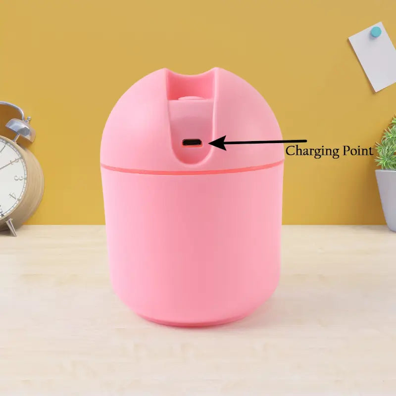 USB Mini Air Humidifier – 250ml Portable Cool Mist with LED Light