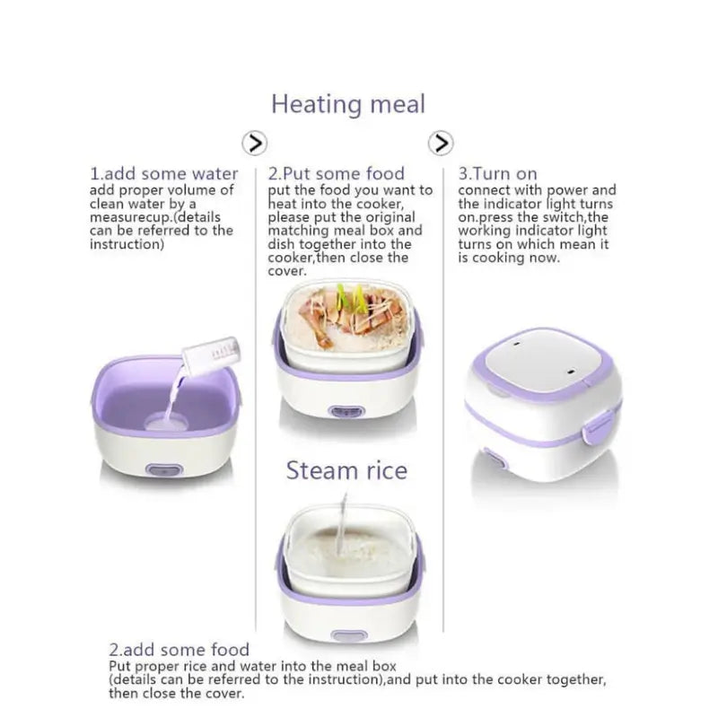 Electric Lunch Box – Portable Food Warmer