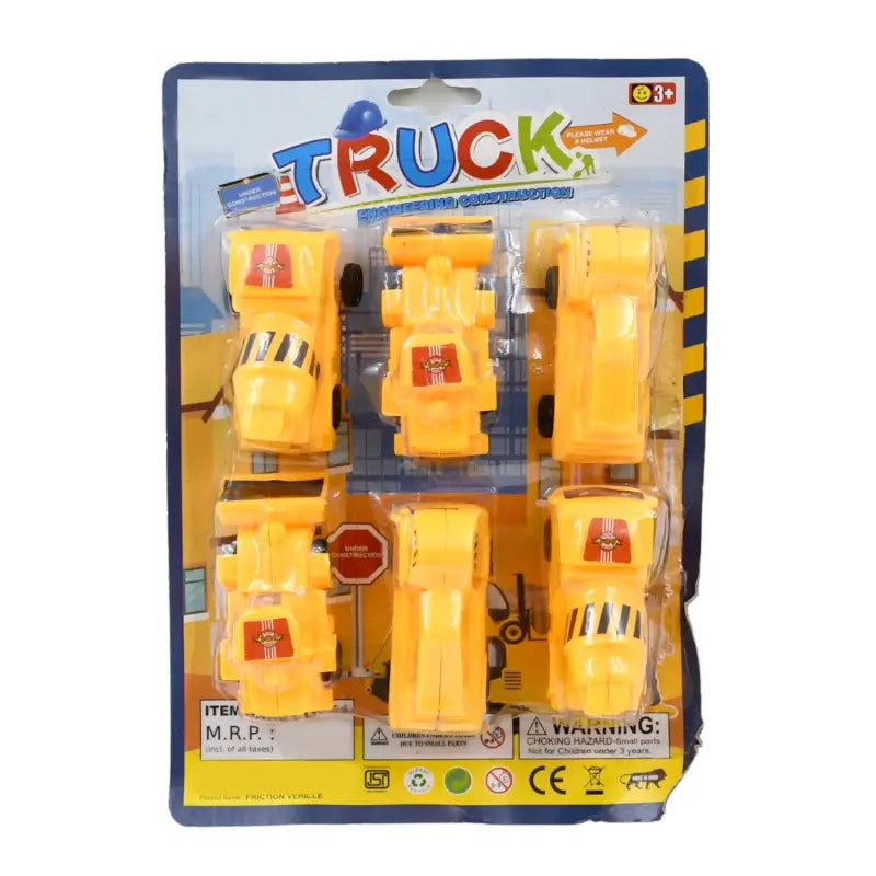 Construction Vehicle Toy Set – 6 Pcs