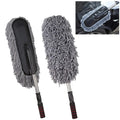 Car Duster Long Retractablesoftnon-sliphandle Multipurpose Microfiber Wash Brush Vehicle Interior And Exterior Cleaning Kit With For Car Boats Or Home
