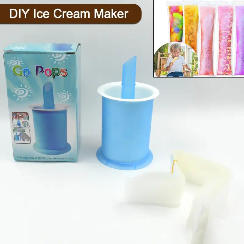 Homemade Popsicle Maker Manual Ice Cream Machine